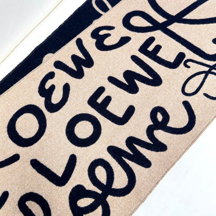 LOEWE 26S SCARF 180 IN CASHMERE WOOL 297945