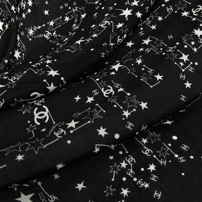 CHANEL 26S SCARF 140 IN SILK 309774