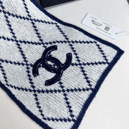 CHANEL 25S SCARF 180 IN WOOL 989767