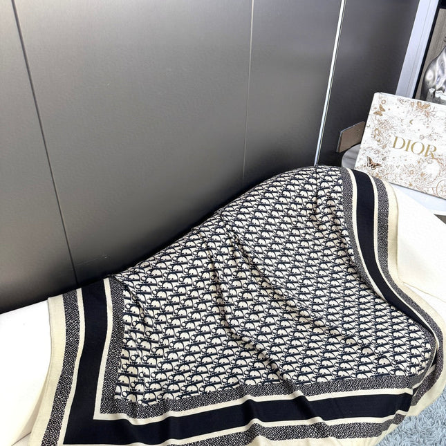 DIOR 26S SCARF 140CM IN CASHMERE SILK 304566