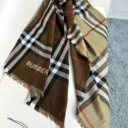 BURBERRY 26S SCARF 220CM IN CASHMERE SILK 303204