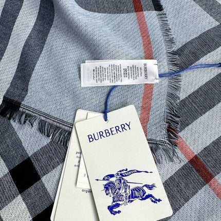 BURBERRY 26S SCARF 220CM IN CASHMERE SILK 303205
