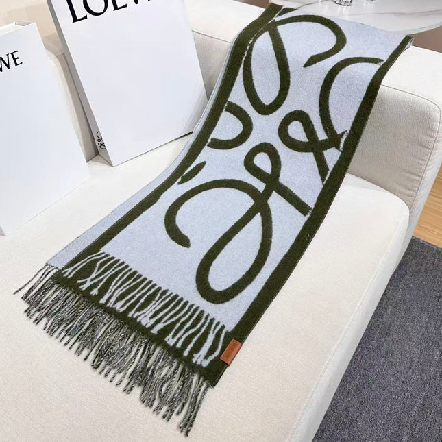 LOEWE 26S SCARF 180 IN CASHMERE WOOL 311815