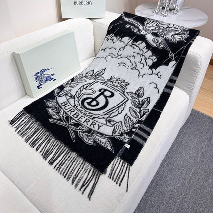 BURBERRY 26S SCARF 210CM IN CASHMERE 303182