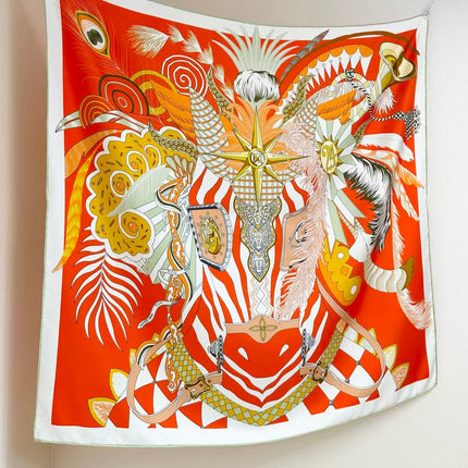 HERMES 26S SCARF 88 IN SILK 303221