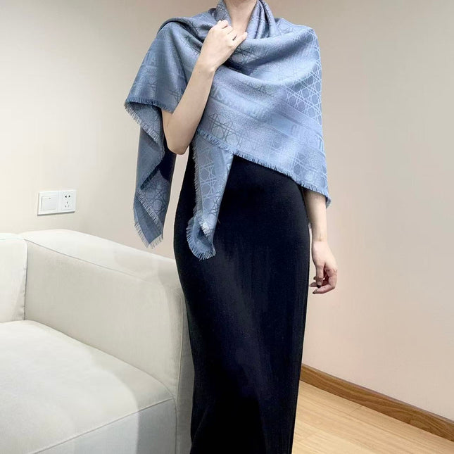 DIOR 26S SCARF 140CM IN CASHMERE SILK 303197