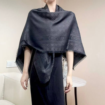 DIOR 26S SCARF 140CM IN CASHMERE SILK 303199