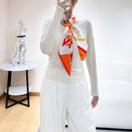 HERMES 26S SCARF 90 IN SILK 304329