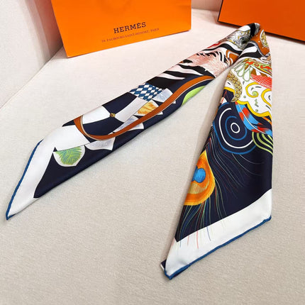HERMES 26S SCARF 88 IN SILK 495801
