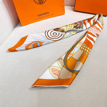 HERMES 26S SCARF 88 IN SILK 495802