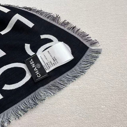 CHANEL 26S SCARF 140 IN SILK AND CASHMERE 504529