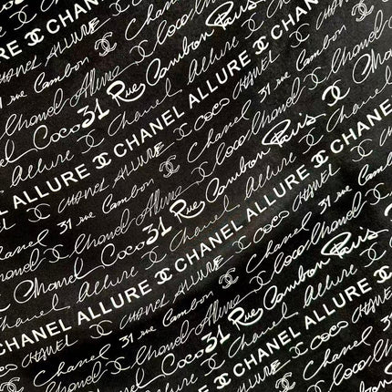 CHANEL 26S SCARF 90 IN SILK 504814
