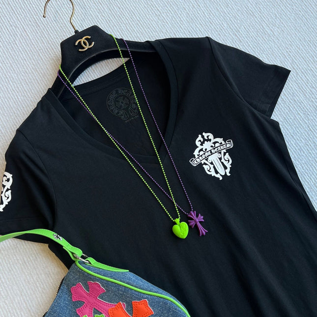 CHROME V-NECK T-SHIRT 269634