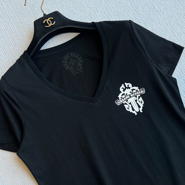 CHROME V-NECK T-SHIRT 269634