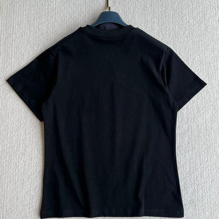 LOUIS VUITTON DIAMOND ROUND NECK SHORT SLEEVE T-SHIRT 275667