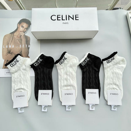 CELINE 26S ANKLE SOCKS 537941 (1 BOX)