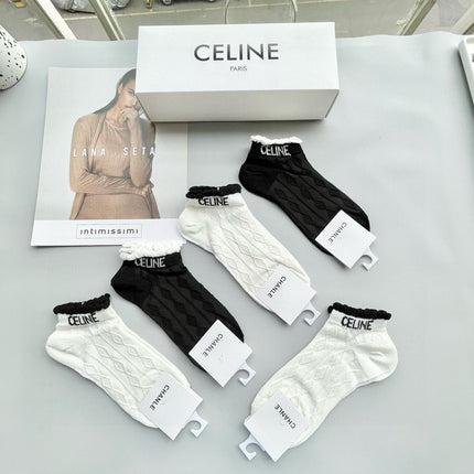 CELINE 26S ANKLE SOCKS 537941 (1 BOX)