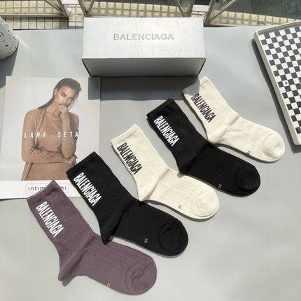BALENCIAGA 26S CREW SOCKS 561313 (1 BOX)