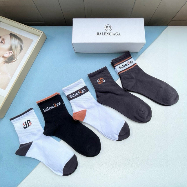 BALENCIAGA 26S ANKLE SOCKS 161586 (1 BOX)