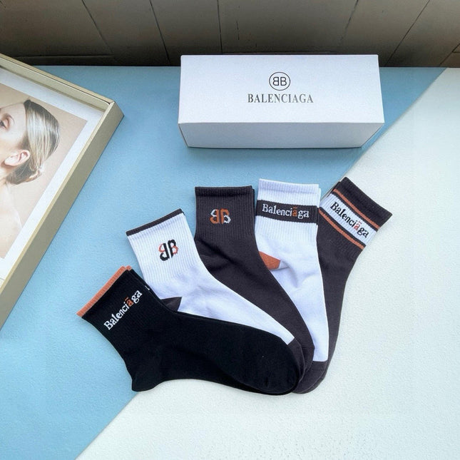 BALENCIAGA 26S ANKLE SOCKS 161586 (1 BOX)