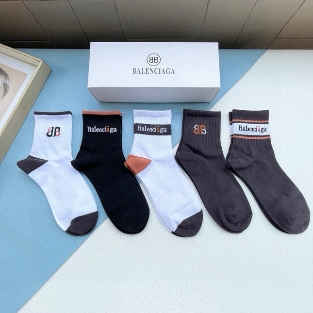 BALENCIAGA 26S ANKLE SOCKS 161586 (1 BOX)