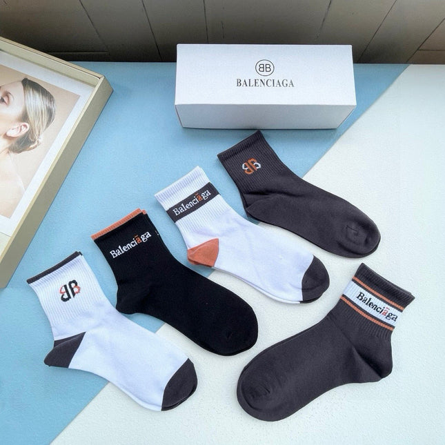 BALENCIAGA 26S ANKLE SOCKS 161586 (1 BOX)