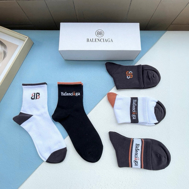 BALENCIAGA 26S ANKLE SOCKS 161586 (1 BOX)