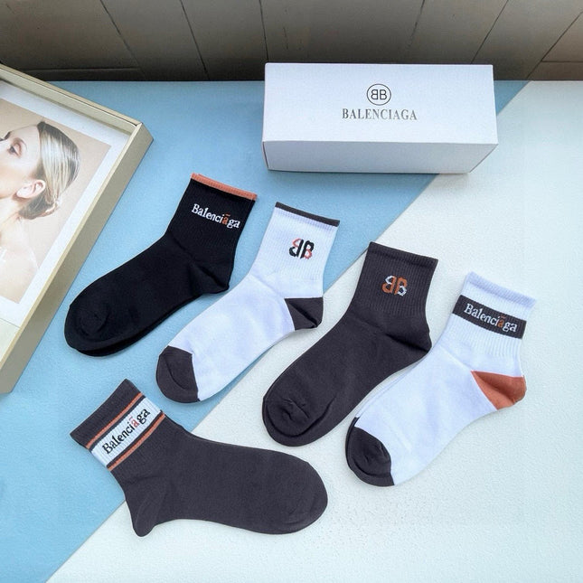 BALENCIAGA 26S ANKLE SOCKS 161586 (1 BOX)