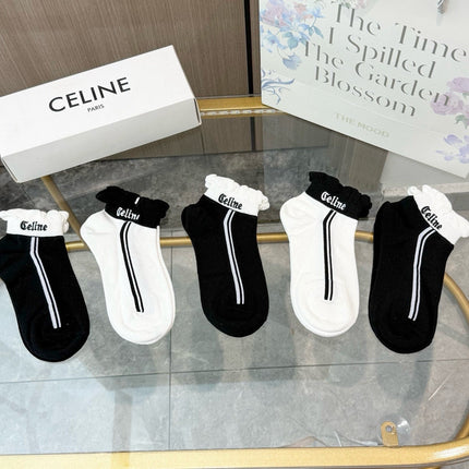CELINE 26S ANKLE SOCKS 247880 (1 BOX)