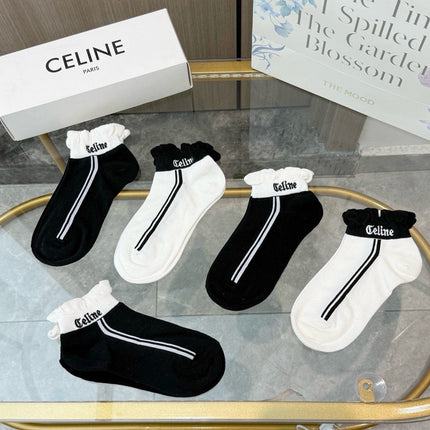 CELINE 26S ANKLE SOCKS 247880 (1 BOX)