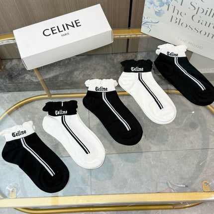 CELINE 26S ANKLE SOCKS 247880 (1 BOX)
