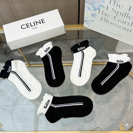 CELINE 26S ANKLE SOCKS 247880 (1 BOX)