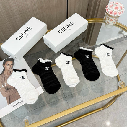 CELINE 26S ANKLE SOCKS 331081 (1 BOX)