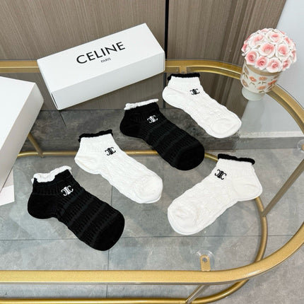 CELINE 26S ANKLE SOCKS 331081 (1 BOX)