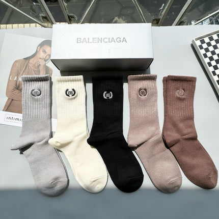 BALENCIAGA 26S CREW SOCKS 342050 (1 BOX)