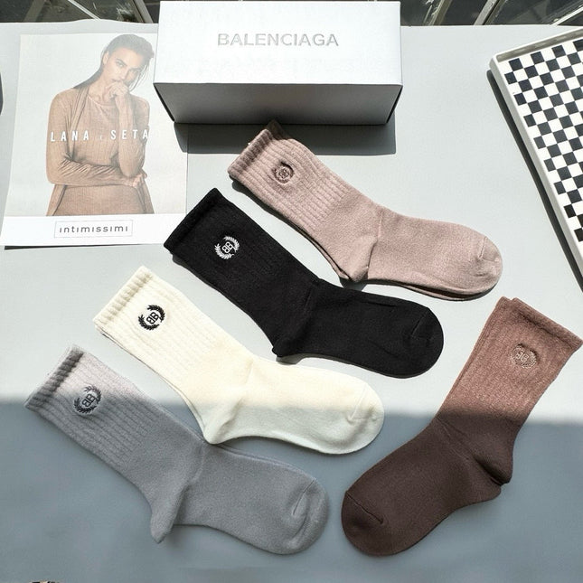BALENCIAGA 26S CREW SOCKS 342050 (1 BOX)