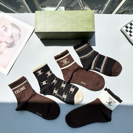 CELINE 26S ANKLE SOCKS 342054 (1 BOX)