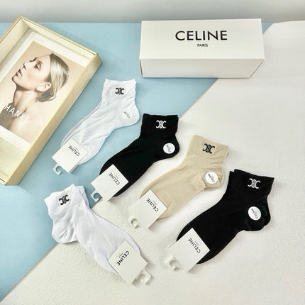 CELINE 26S ANKLE SOCKS 348484 (1 BOX)