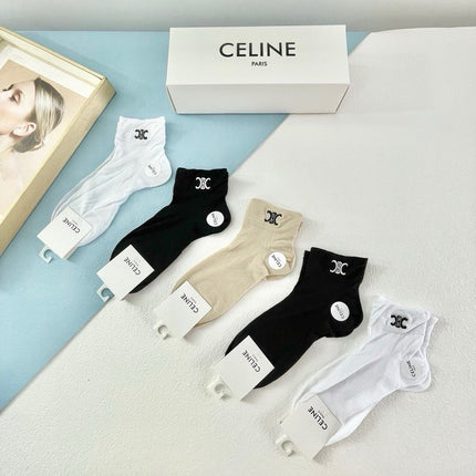 CELINE 26S ANKLE SOCKS 348484 (1 BOX)