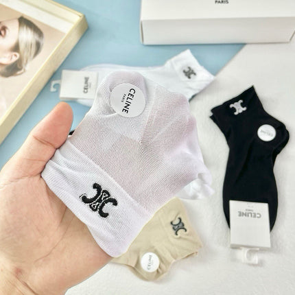 CELINE 26S ANKLE SOCKS 348484 (1 BOX)