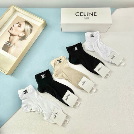 CELINE 26S ANKLE SOCKS 348484 (1 BOX)
