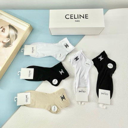 CELINE 26S ANKLE SOCKS 348484 (1 BOX)