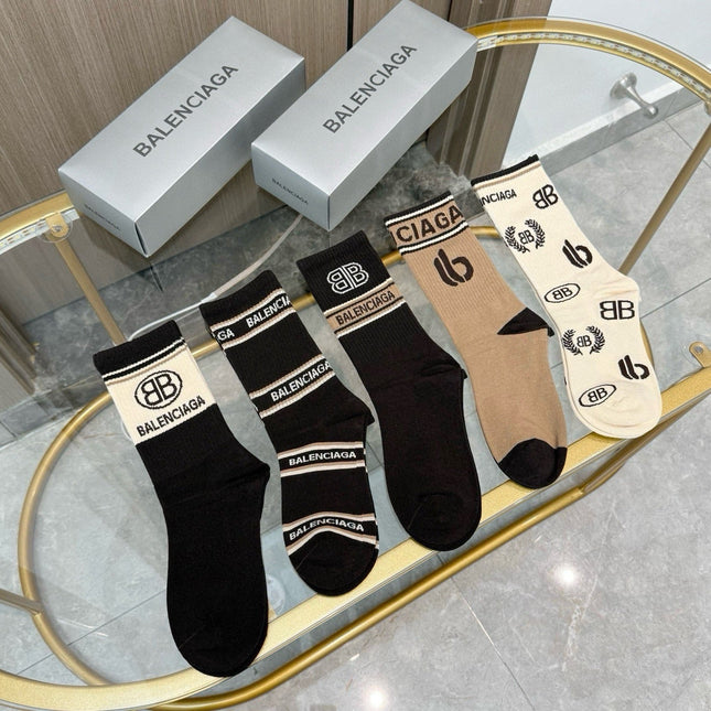BALENCIAGA 26S ANKLE SOCKS 392012 (1 BOX)