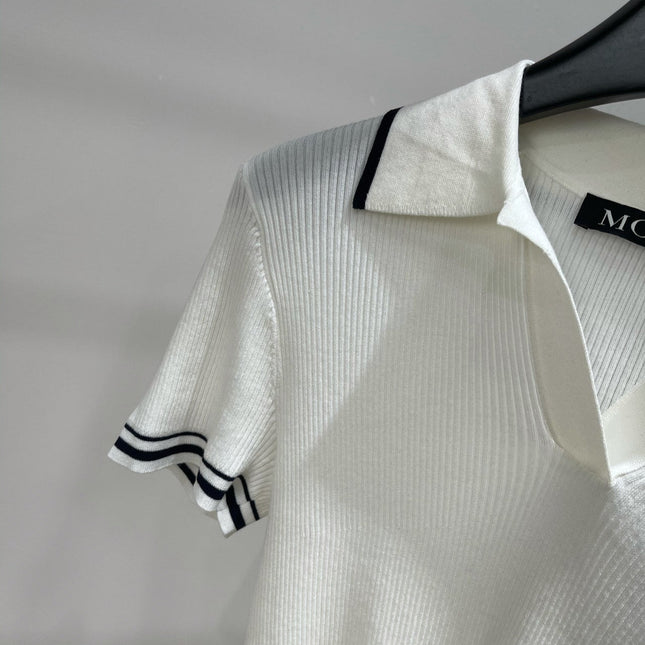 MO&CO. SUMMER KNIT POLO SHIRT IN NEW TENNIS-INSPIRED STYLE 267889