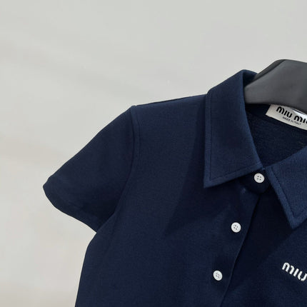 MIUMIU SHORT SLEEVE POLO SHIRT 273028