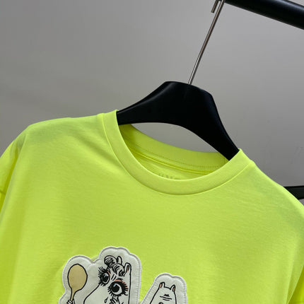 ACNE STUDIOS SHORT-SLEEVE T-SHIRT WITH HIPPO PRINT 276025