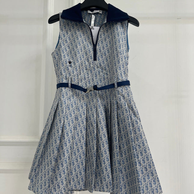 DIOR 26S SLEEVELESS FIT-AND-FLARE DRESS 1420