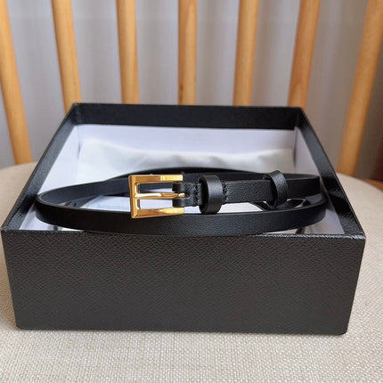 PRADA 26S BELT 10 MM IN BLACK CALFSKIN 661495