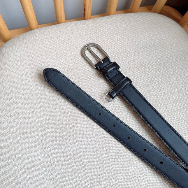 PRADA 26S BELT 25 MM IN BLACK CALFSKIN 658537