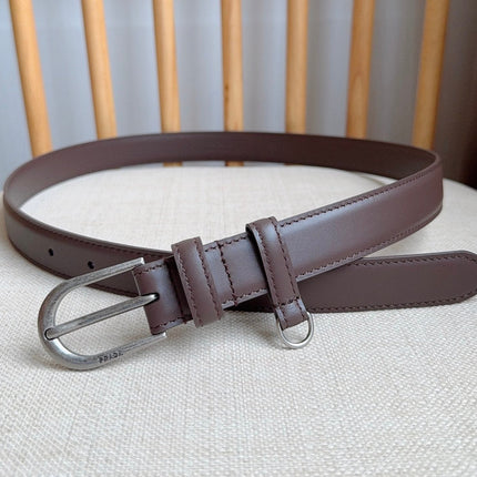 PRADA 26S BELT 25 MM IN BROWN CALFSKIN 658539